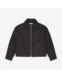 Cole Buxton - Italian Long Sleeve Stand Collar Overshirt - Lyst