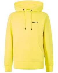 BOSS - P Seeger Short Sleeve Pull Over Hoodie - Lyst