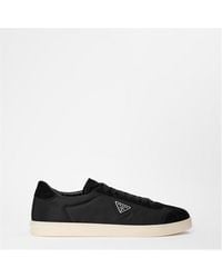 Prada - Fabric And Suede Sneakers - Lyst