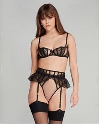 Agent Provocateur - Rozlyn Suspender Thong - Lyst