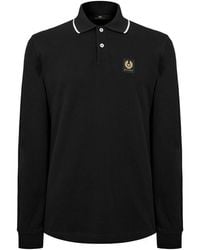 Belstaff - Tip Long Sleeve Polo Shirt - Lyst