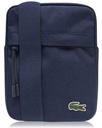 Lacoste - Neocroc Canvas Vertical Camera Bag - Lyst
