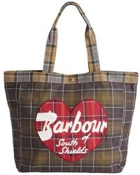 Barbour - B.Li Heart Tote Ld64 - Lyst