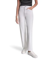 DKNY - Jeans Hi Rise Classic Straight Denim Jeans - Lyst