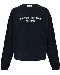 Stone Island Marina - Marina Fleece Sweatshirt - Lyst