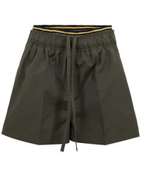 Prada - Logo Chino Shorts - Lyst