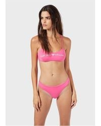 Emporio Armani - Emporio Logo Bikini Ld99 - Lyst