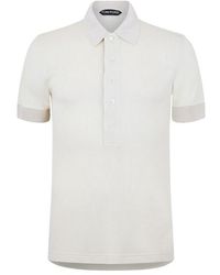 Tom Ford - Tf Woven Polo Sn42 - Lyst