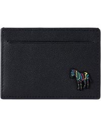 Paul Smith - Zebra Leather Card Holder - Lyst