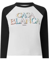 CASABLANCA - Casa Stack Tee Ld64 - Lyst