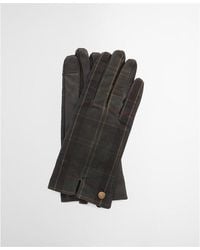 Barbour - Scarlet Tartan Gloves - Lyst