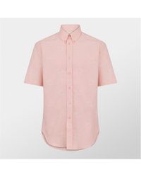 Givenchy - Monogram Short-Sleeve Plain Shirt - Lyst