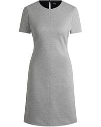 BOSS - Donalara Luxurious Viscose Blend Dress - Lyst