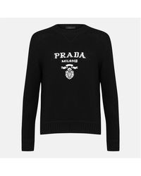 Prada - Wool And Cashmere Sweater - Lyst