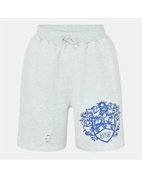 Cole Buxton - Collegiate Fleece Jogger Shorts - Lyst