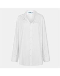 Prada - Long Sleeve Blouse - Lyst