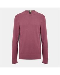 BOSS - Ecaio-P Knitted Jumper - Lyst