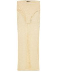 PATBO - Crochet Bloom Maxi Skirt - Lyst