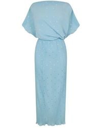 Never Fully Dressed - Tilly Plisse Maxi Dress - Lyst