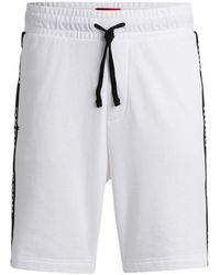 HUGO - Boss Sporty Logo Shorts - Lyst