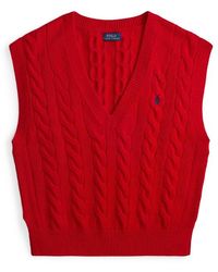 Polo Ralph Lauren - Knitted Sweater Vest - Lyst