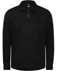 C.P. Company - Metropolis Series Gabardine Zip Overshirt - Lyst