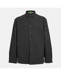 BOSS - Lite Plain Water Repellent 4-Way Stretch Long Sleeve Shirt - Lyst