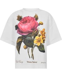 Vivienne Westwood - Viv Flower Box Tee Ld54 - Lyst