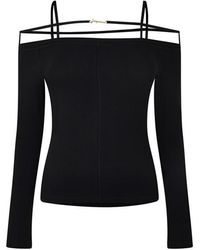 Jacquemus - 'Sierra' Long-Sleeve Top With Logo Detail - Lyst