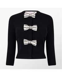 Valentino - Cardigan With Embroidered Bows - Lyst
