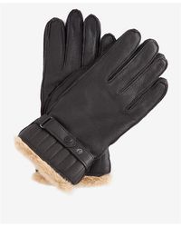 Barbour - Leather Utility Gloves - Lyst