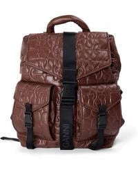 Ganni - Quilted Bckpck Ld61 - Lyst
