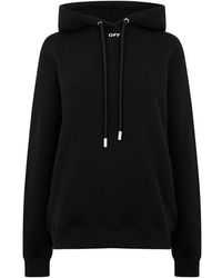 Off-White c/o Virgil Abloh - Roses Arrow Cotton Long Sleeve Hoodie - Lyst