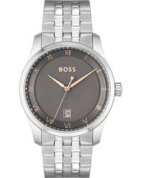 BOSS - Bssjwl Principle Large Roman Numerals Watch - Lyst