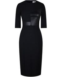 BOSS - Dezona Tailored Shift Dress - Lyst