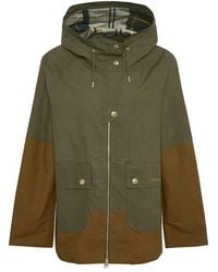 Barbour - Hayley Showerproof Cotton Long Sleeve Rain Anorak - Lyst