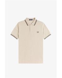Fred Perry - Short Sleeve Twin Tipped Polo Shirt - Lyst