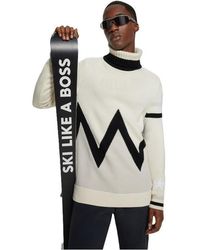 BOSS - Crew Neck Soft Knit Jumper - Lyst