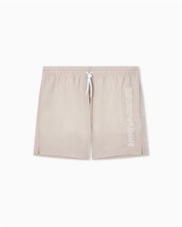 Emporio Armani - Boxer Beachwear Swimming Trunks - Lyst