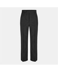 Gucci - Silk Twill Trousers - Lyst