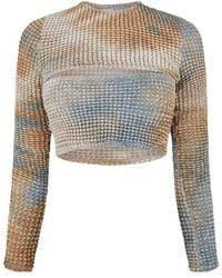 Off-White c/o Virgil Abloh - Tie-Dye Relaxed Fit Cut Out Top - Lyst