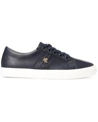 Ralph Lauren - Janson Leather Trainers - Lyst
