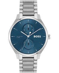 BOSS - Tyler Multifunction Water Resistant Analogue Quartz Watch - Lyst