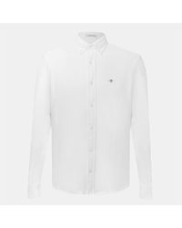 GANT - Regular-Fit Jersey Pique Shirt - Lyst