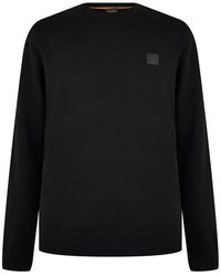 BOSS - Long Sleeve Crew Neck Jumper (Kanovano) - Lyst