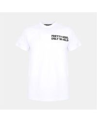PRETTY BOY UGLY WORLD - Cotton Short Sleeve Crew Neck T-Shirt - Lyst