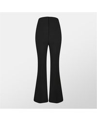 McQueen - Fold Over Waist Tailored Trousers - Lyst