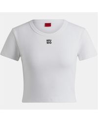 HUGO - Logo T-shirt - Lyst