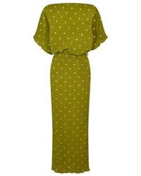 Never Fully Dressed - Tilly Plisse Maxi Dress - Lyst