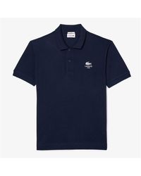 Lacoste - Classic Fit Signature Print L.12.12 Polo Shirt - Lyst